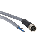 Telemecanique Sensors France - OsiSense XZ - Prolongateur pvc 3c m8 fe melle droit