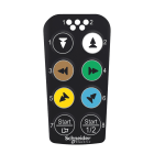 Schneider Electric - eXLhoist - face avant touches fonctions pour émetteur compact