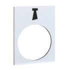 Schneider Electric - Harmony - étiquette - 30x40mm - blanc - alarme