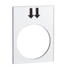Schneider Electric - Harmony - étiquette - 30x40mm - blanc - droite GV