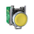 Schneider Electric - Harmony émetteur sans pile & sans fil - tête métal - Ø22 mm - capsule jaune