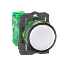 Schneider Electric - Harmony émetteur sans pile & sans fil avec tête plastique Ø22 mm capsule blanche