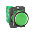 Schneider Electric - Harmony émetteur sans pile & sans fil avec tête plastique Ø22 mm capsule verte