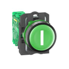 Schneider Electric - Harmony émetteur sans pile & sans fil tête plastique Ø22 capsule verte I blanc
