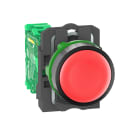 Schneider Electric - Harmony émetteur sans pile & sans fil avec tête plastique Ø22 mm capsule rouge