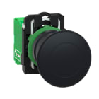 Schneider Electric - Harmony émetteur sans pile & sans fil tête plastique Ø22 coup de poing Ø40 noir