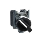 Schneider Electric - Harmony XB4 - bouton tournant manette - Ø22 - 2 pos fix - noir - 1O+1F - vis étr
