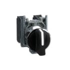 Schneider Electric - Harmony XB4 - bouton tournant manette - Ø22 - 3 pos fix - noir - 2F - vis étrier