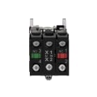 Schneider Electric - Harmony XB4 - bouton à manette lumin - Ø22 - 2 pos fix - vert - 1O+1F - 24V