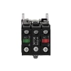 Schneider Electric - Harmony XB4 - bouton à manette lumin - Ø22 - 2 pos fix - vert - 1O+1F - 230V