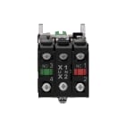 Schneider Electric - Harmony XB4 - bouton à manette lumin - Ø22 - 3 pos fix - vert - 1O+1F - 230V