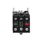 Schneider Electric - Harmony XB4 - bouton à manette lumin - Ø22 - 3 pos fix - vert - 1O+1F - 230V