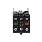 Schneider Electric - Harmony XB4 - bouton à manette lumin - Ø22 - 3 pos fix - rouge - 1O+1F - 24V