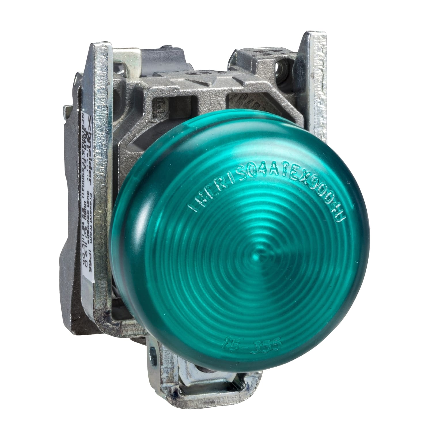 Schneider Electric - Harmony XB4 - voyant lumineux DEL Atx - Ø22 - vert - 24V - vis étrier