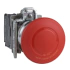 Schneider Electric - Harmony XB4 - bouton arrêt urgence Atx - Ø40 - pouss tirer - rouge - 1O+1F - vis