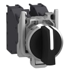 Schneider Electric - Harmony XB4 - bouton tournant à manette Atx gaz - Ø22 - 3 pos rap C - noir - 2F