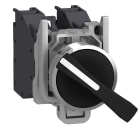 Schneider Electric - Harmony XB4 - bouton à crosse Atx - Ø22 - 2 pos fix - noir - 1F - vis étrier