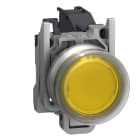 Schneider Electric - Harmony XB4 - bouton poussoir à impuls Atx gaz - Ø22 - capuch - jaune - 1F - vis