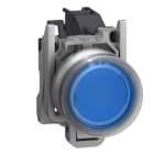 Schneider Electric - Harmony XB4 - bouton poussoir à impuls Atx gaz - Ø22 - capuchonné - bleu - 1F
