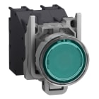 Schneider Electric - Harmony XB4 - bouton poussoir lumin impuls Atx gaz - Ø22 - vert - 2F