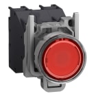 Schneider Electric - Harmony XB4 - bouton poussoir lumin impuls Atx gaz - Ø22 - rouge - 2F - 24/254V
