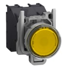 Schneider Electric - Harmony XB4 - bouton poussoir à impulsion Atx gaz - Ø22 - jaune - 2F - 24/250V
