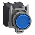Schneider Electric - Harmony XB4 - bouton poussoir lumin impuls Atx gaz - Ø22 - bleu - 2F - 24/250V