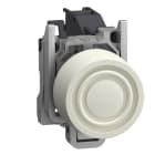 Schneider Electric - Harmony XB4 - bouton poussoir impuls Atx gaz - Ø22 - capuchon - blanc - 1F - vis