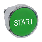 Schneider Electric - Harmony XB4 - tête bouton poussoir - affleurant - Ø22 - vert - texte 'START'