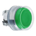 Schneider Electric - Harmony tete de bouton poussoir + capuchon IP69K - D22 - vert
