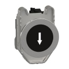 Schneider Electric - Harmony XB4 - bouton poussoir à impuls - flush - marqué - noir - 1F - vis