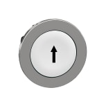 Schneider Electric - Harmony XB4 - tête bouton poussoir à impulsion - flush - marqué - blanc