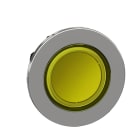 Schneider Electric - Harmony XB4 - tête bouton pousser-pousser lumineux - flush - jaune