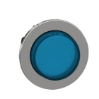 Schneider Electric - Harmony XB4 - tête bouton poussoir lum DEL - flush - dépassant - bleu