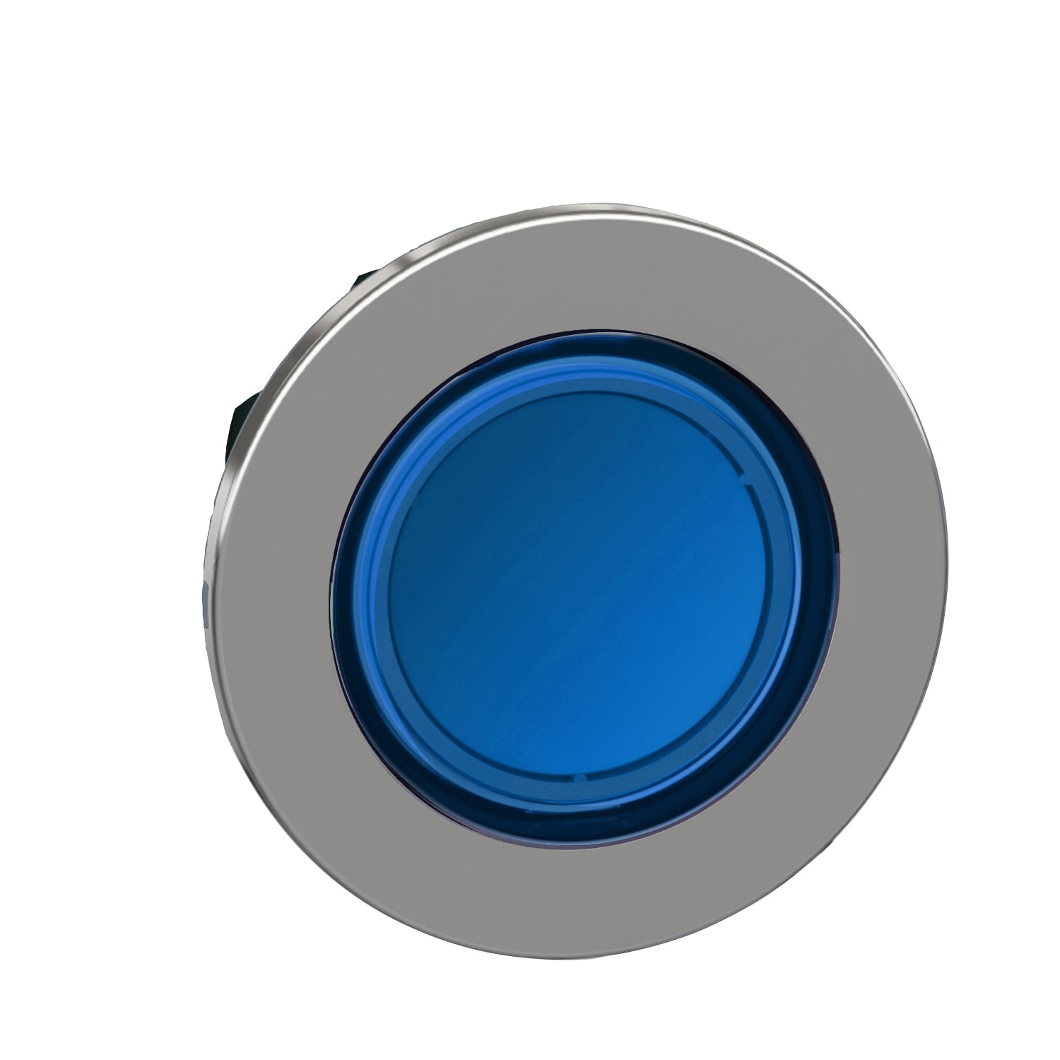 Schneider Electric - Harmony XB4 - tête bouton poussoir à impulsion - flush - pour étiq - bleu