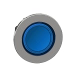 Schneider Electric - Harmony XB4 - tête bouton poussoir à impulsion - flush - pour étiq - bleu