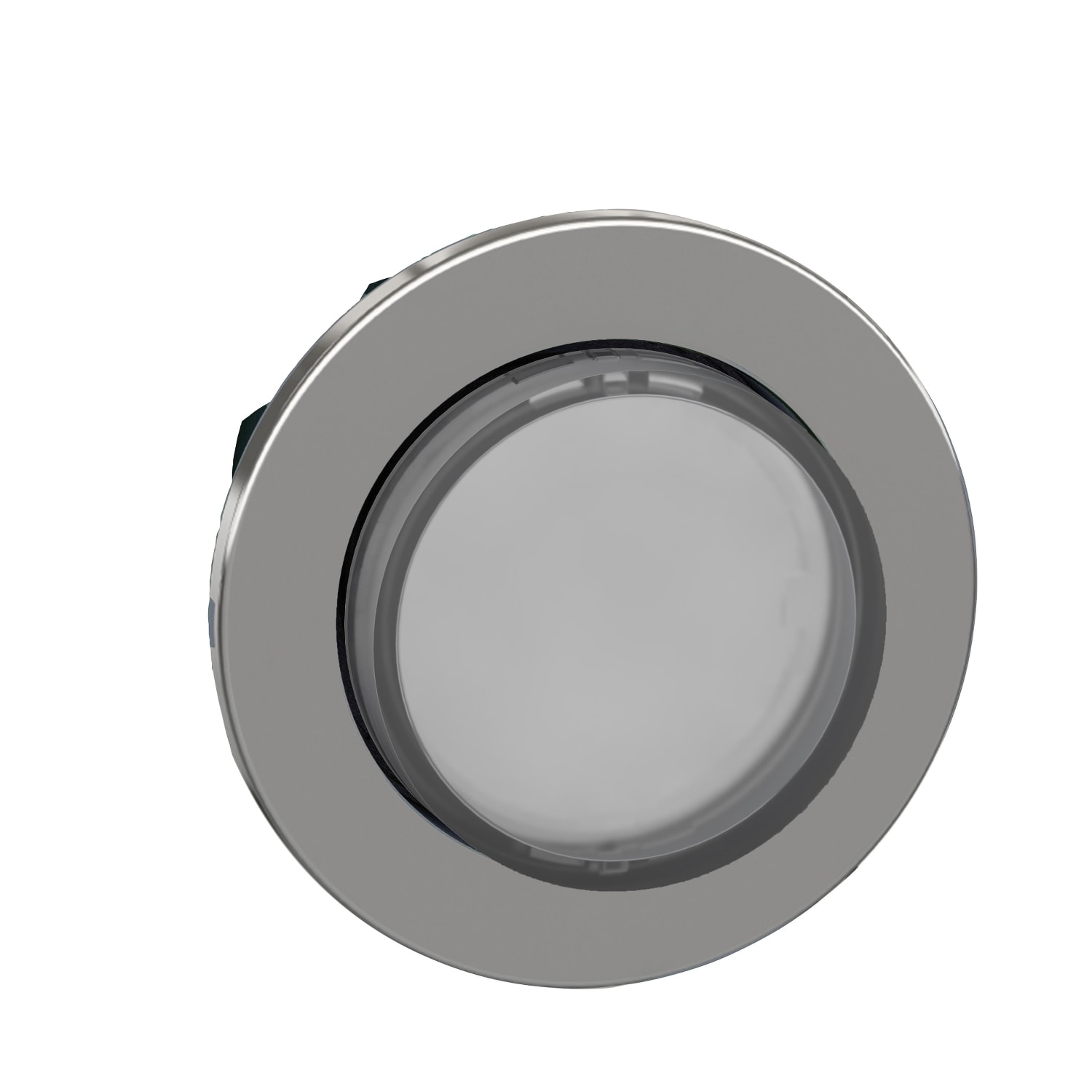 Schneider Electric - Harmony XB4 - tête bouton poussoir lum DEL - flush - dépassant - blanc