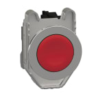 Schneider Electric - Harmony XB4 - bouton poussoir à impuls - flush - rouge - 1O - vis étrier