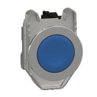 Schneider Electric - Harmony XB4 - bouton poussoir à impulsion - flush - bleu - 1F - vis étrier