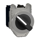 Schneider Electric - Harmony XB4 - bouton tournant à manette - flush - 2 pos fix - noir - 1O+1F