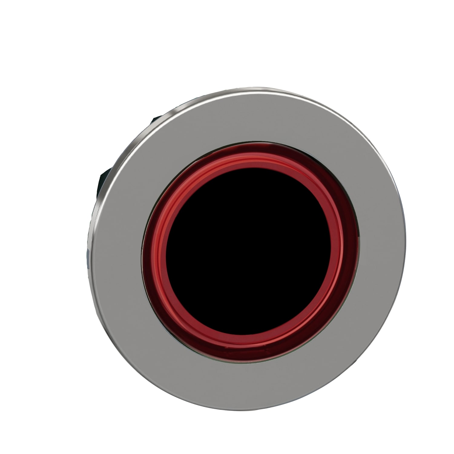 Schneider Electric - Harmony XB4 - tête bouton poussoir lum DEL - flush - anneau - rouge