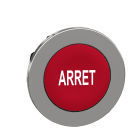 Schneider Electric - Harmony XB4 - tête bouton poussoir à impulsion - flush - marqué - rouge