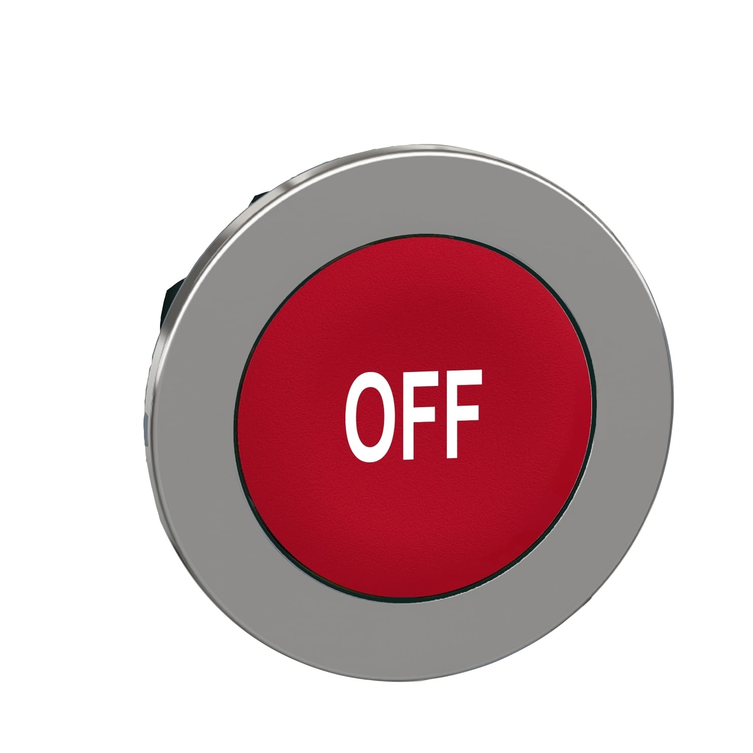 Schneider Electric - Harmony XB4 - tête bouton poussoir à impulsion - flush - marqué - rouge