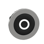 Schneider Electric - Harmony XB4 - tête bouton poussoir à impulsion - flush - marqué - noir