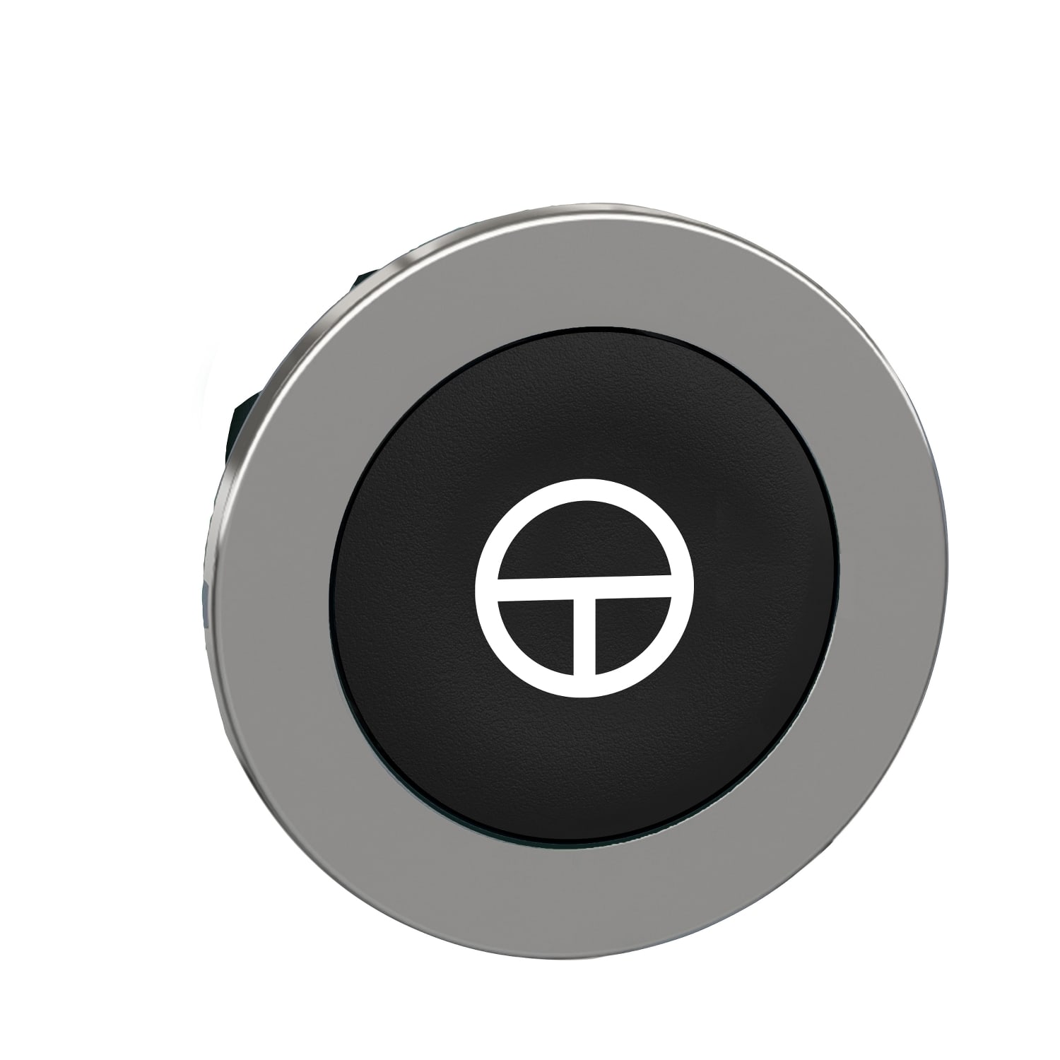 Schneider Electric - Harmony XB4 - tête bouton poussoir à impulsion - flush - marqué - noir