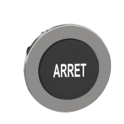Schneider Electric - Harmony XB4 - tête bouton poussoir - flush - dépassant - marqué - noir