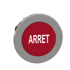 Schneider Electric - Harmony XB4 - tête bouton poussoir - flush - dépassant - marqué - rouge