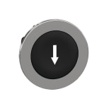 Schneider Electric - Harmony XB4 - tête bouton poussoir à impulsion - flush - marqué - noir