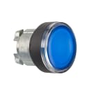 Schneider Electric - Harmony XB4 - tête bouton poussoir lumineux DEL - Ø22 - bleu