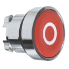 Schneider Electric - Harmony XB4 - tête bouton poussoir - affleurant - Ø22 - rouge - texte 'O'